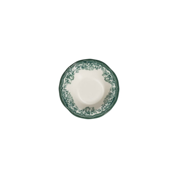 Hermia Velour Green Fulya Juego de Cena de 24 Piezas Blanco y Verde Hermia Velour Green Fulya Juego de Cena de 24 Piezas Blanco y Verde